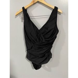 Popilush Bodysuits 2XL Tummy Control One Piece Swimsuit Sleeveless Black NWT